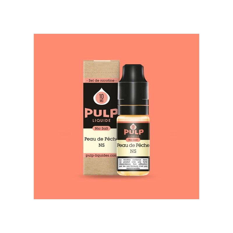 E-liquide Nic Salt Peau de Pche - 10ml | Pulp E-liquide Nic Salt Peau de Pche - 10ml | Pulp