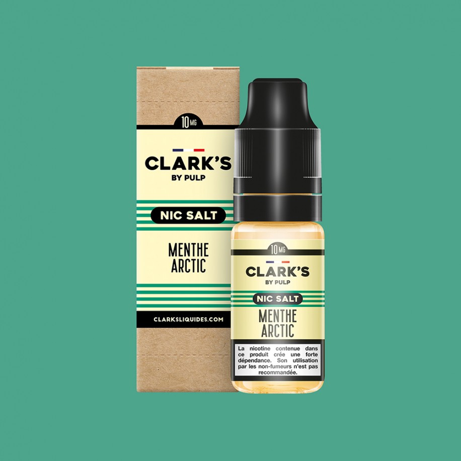E-liquide Menthe Arctic - 10 ml | Clark's by Pulp Nic Salt
