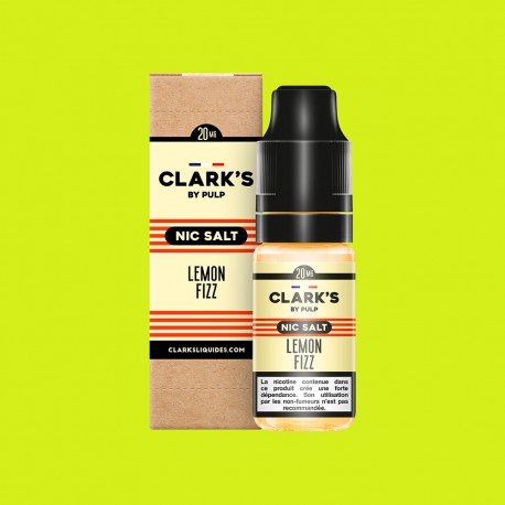 Lemon Fizz - Clarks by Pulp Nic Salt - 20 mg
