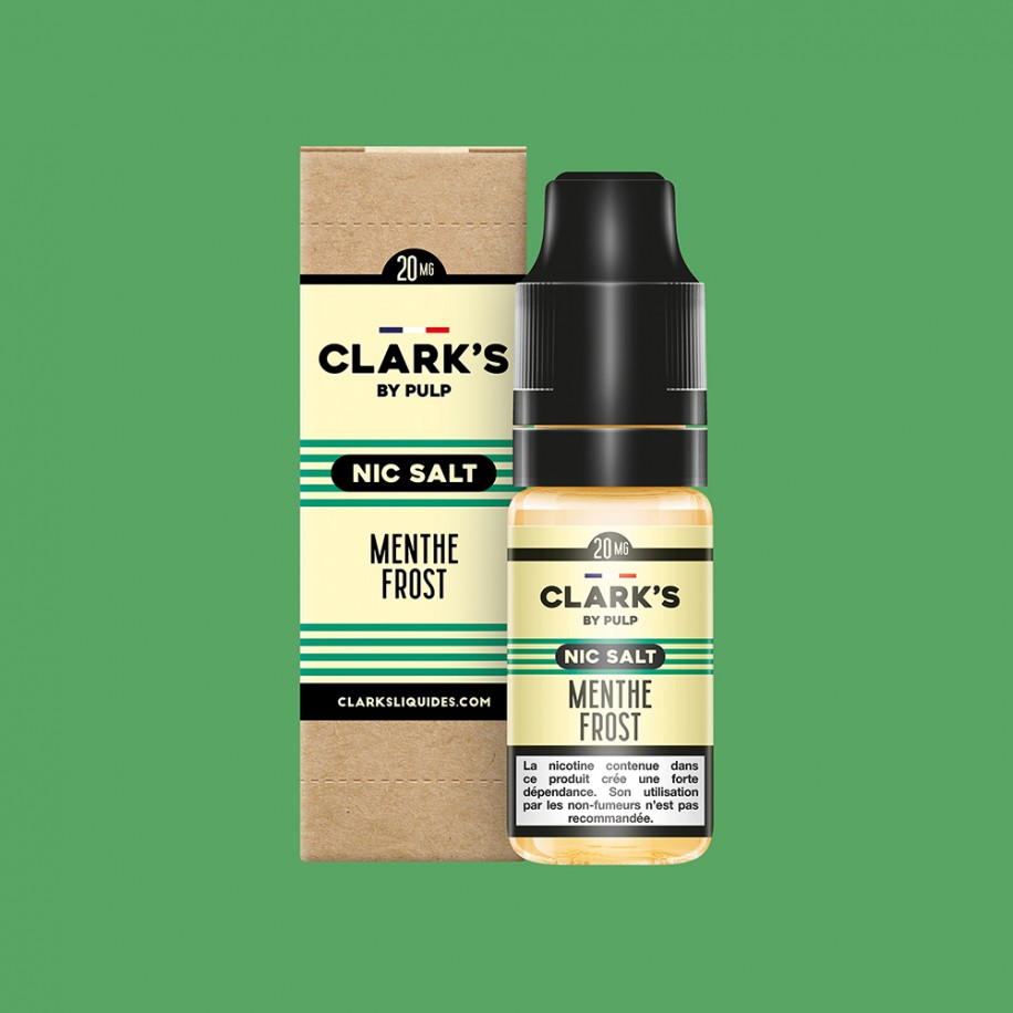 E-liquide Menthe Frost - 10 ml | Clark's by Pulp Nic Salt