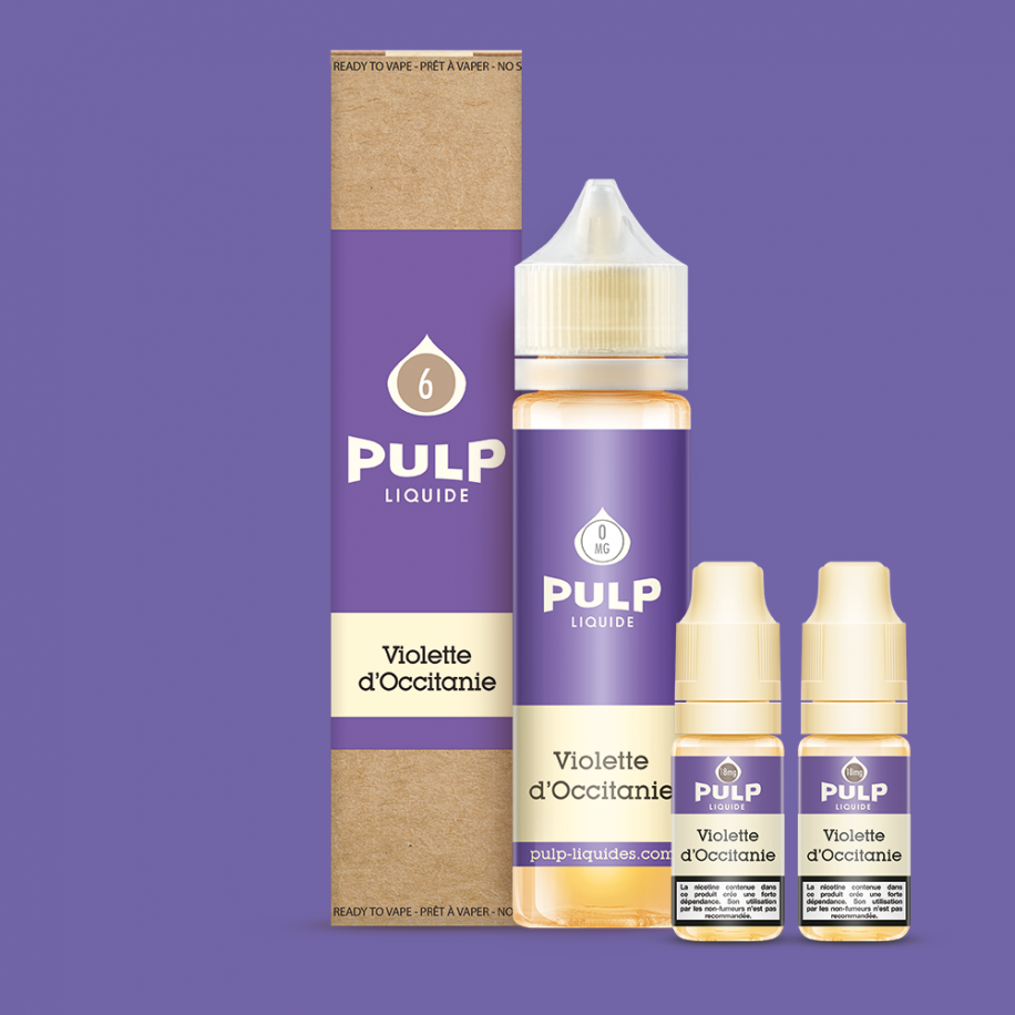 E-liquide Pack 60 ml Violette d'Occitanie | Pulp Original