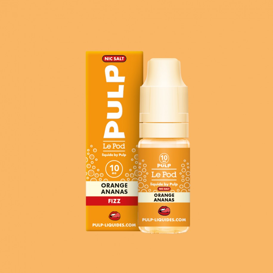 elfbar nachfüll pod läuft aus E-liquide Orange ananas – 10 ml sels de nicotine