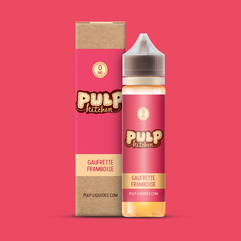 E-liquide Gaufrette Framboise - 50 ml | Pulp Kitchen