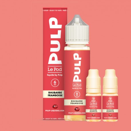 Rhubarbe framboise - Pack 60 ml - Le Pod Liquide