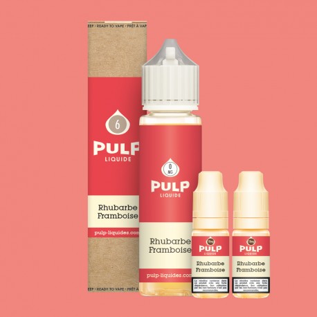 Rhubarbe framboise - Pack 60 ml