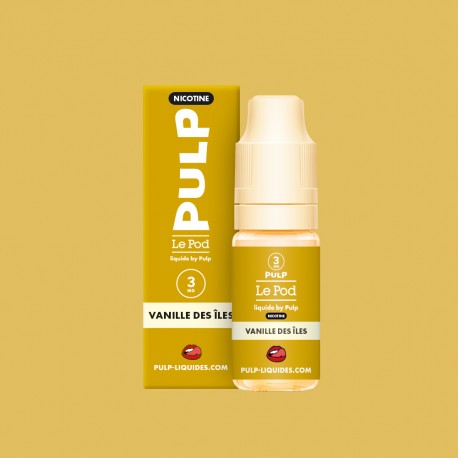Le Pod Liquide Nic base - Vanille des îles