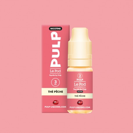 Le Pod Liquide Nic base - Thé pêche