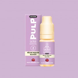 Le Pod Liquide Nic base - Pêche melon glacés