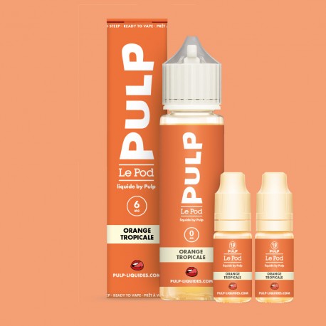 Orange Tropicale - Pack 60 ml - Le Pod Liquide