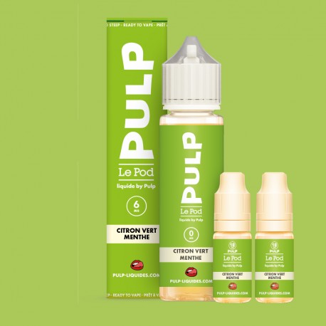 Citron vert menthe - Pack 60 ml - Le Pod Liquide
