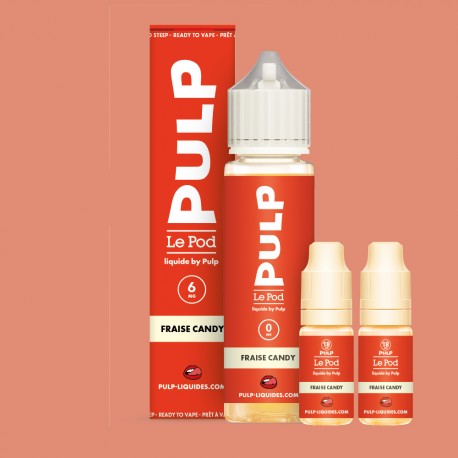Fraise candy - Pack 60 ml - Le Pod Liquide